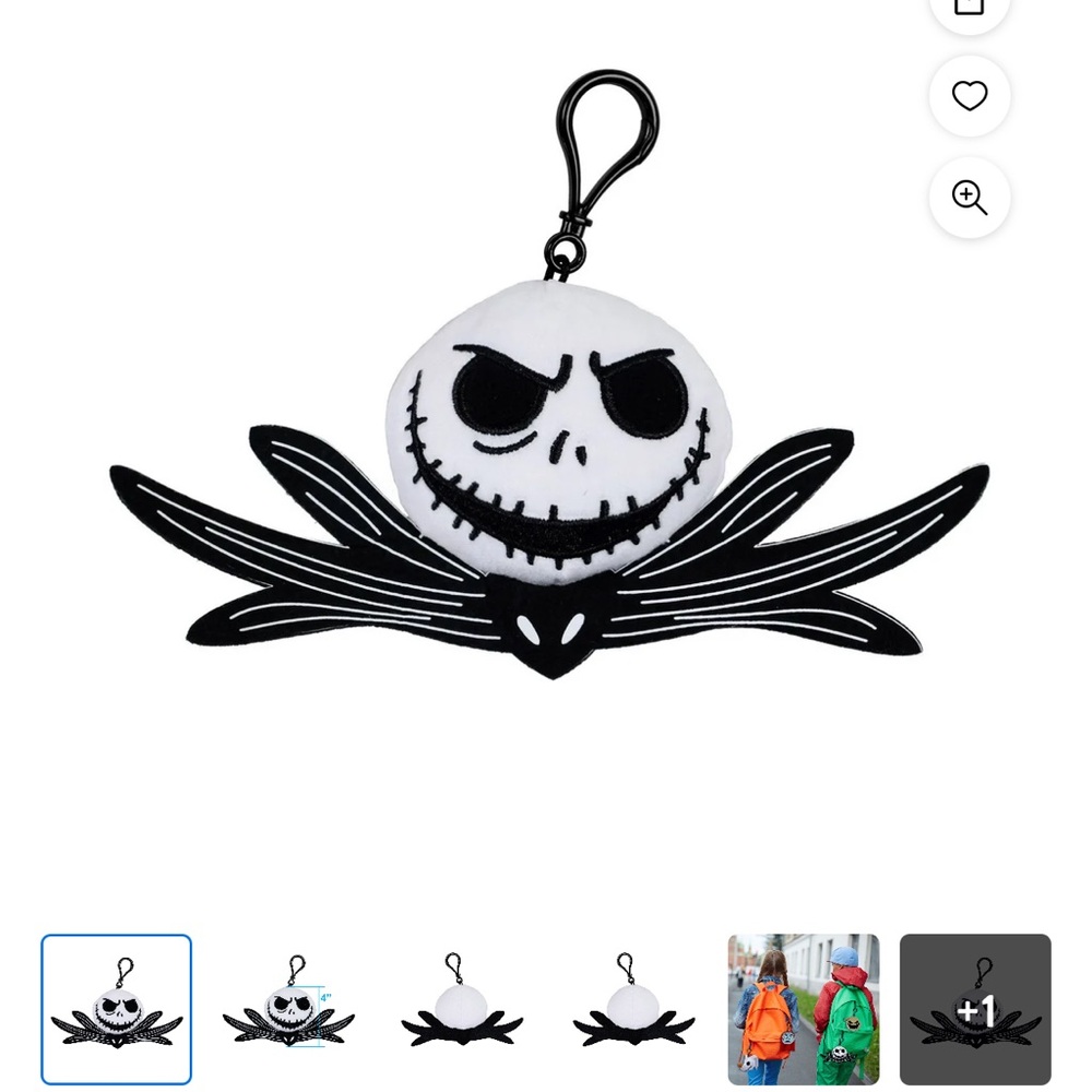 Jack Skeleton, Sally , Oiggie Boggie , Zero bag clips